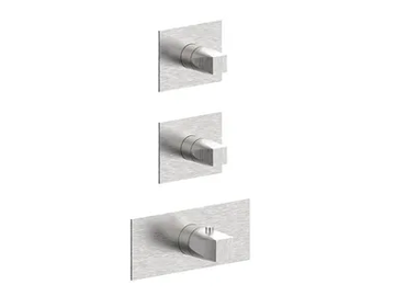 ALINE 49760V2 - 3 hole thermostatic stainless steel shower mixer by Rubinetterie Frattini - view 2